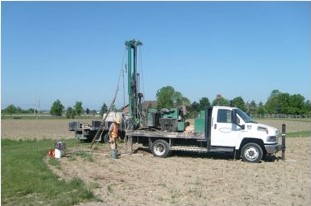 Geotechnical drilling rig