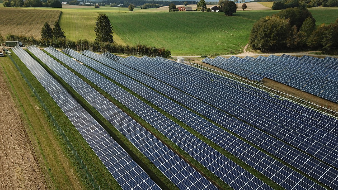 Utility-scale solar PV plant