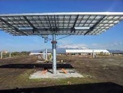 Solar tracker installation